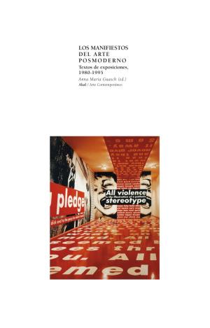 LOS MANIFIESTOS DEL ARTE POSMODERNO