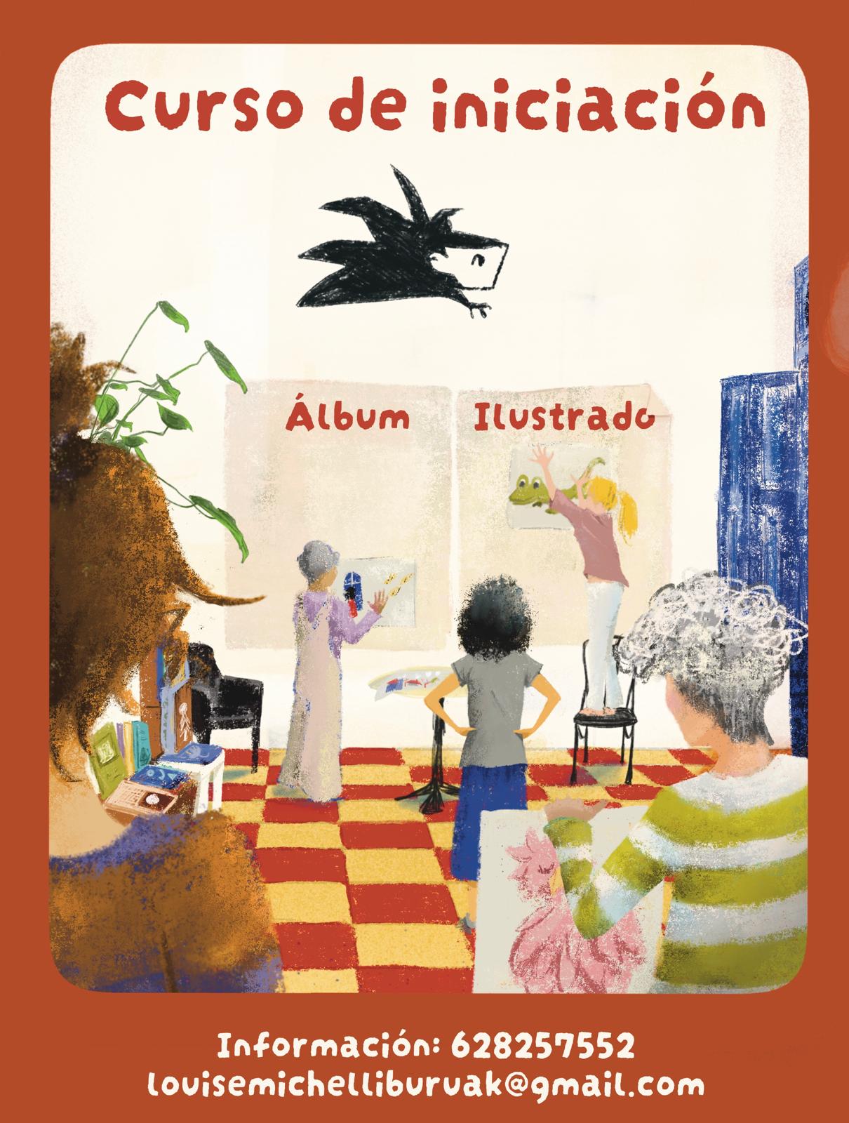CARTEL CURSO DE INICIACIÓN ALBUM ILUSTRADO